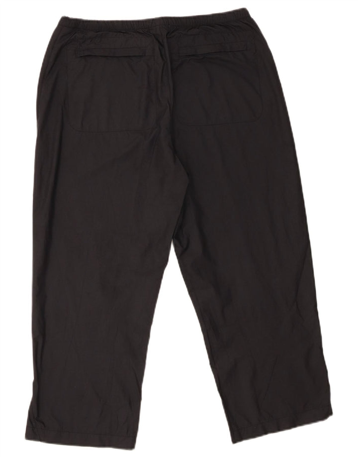 Pantaloni de trening Capri Kappa pentru femei UK 10 Poliester negru mic