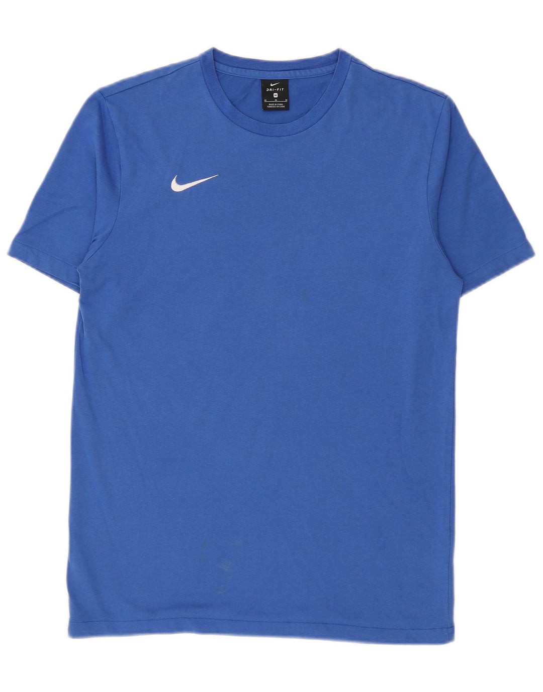 Tricou pentru bărbați Nike Dri Fit Top din bumbac albastru mediu
