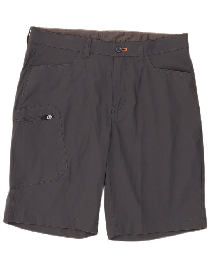 EDDIE BAUER Pantaloni scurți cargo pentru bărbați W34, nailon gri mare