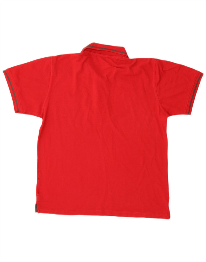 Tricou polo Avirex pentru bărbați, bumbac roșu mediu
