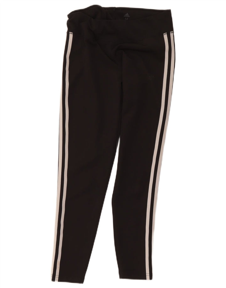 Adidas Climalite Crop Leggings pentru femei UK 12/14 Poliester mediu negru