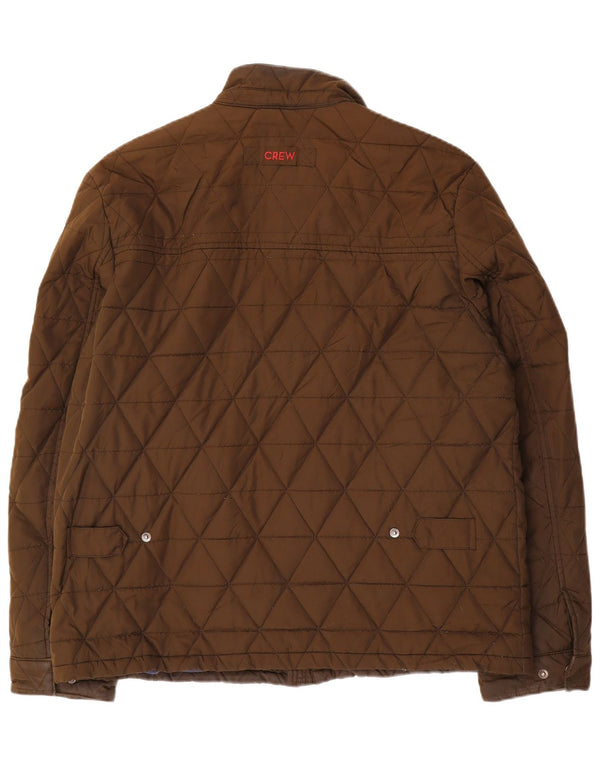Crew Clothing Jachetă matlasată pentru bărbați UK 42 XL Kaki Poliester