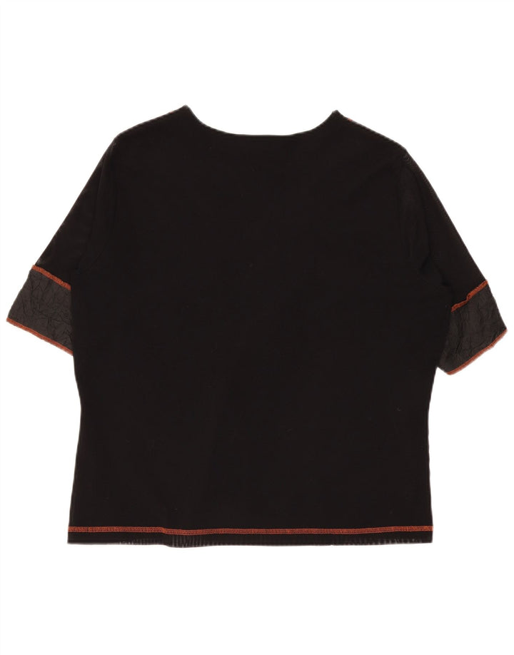 Bluză pentru femei Gerry Weber, UK 16, mare, negru, bloc de culoare