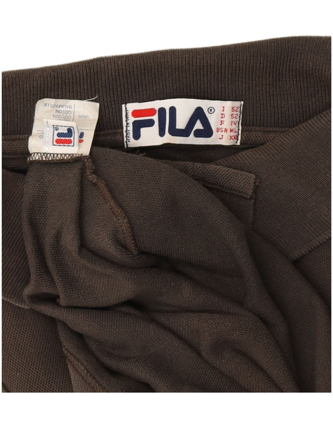 Tricou polo FILA pentru bărbați IT 52 mare bumbac gri