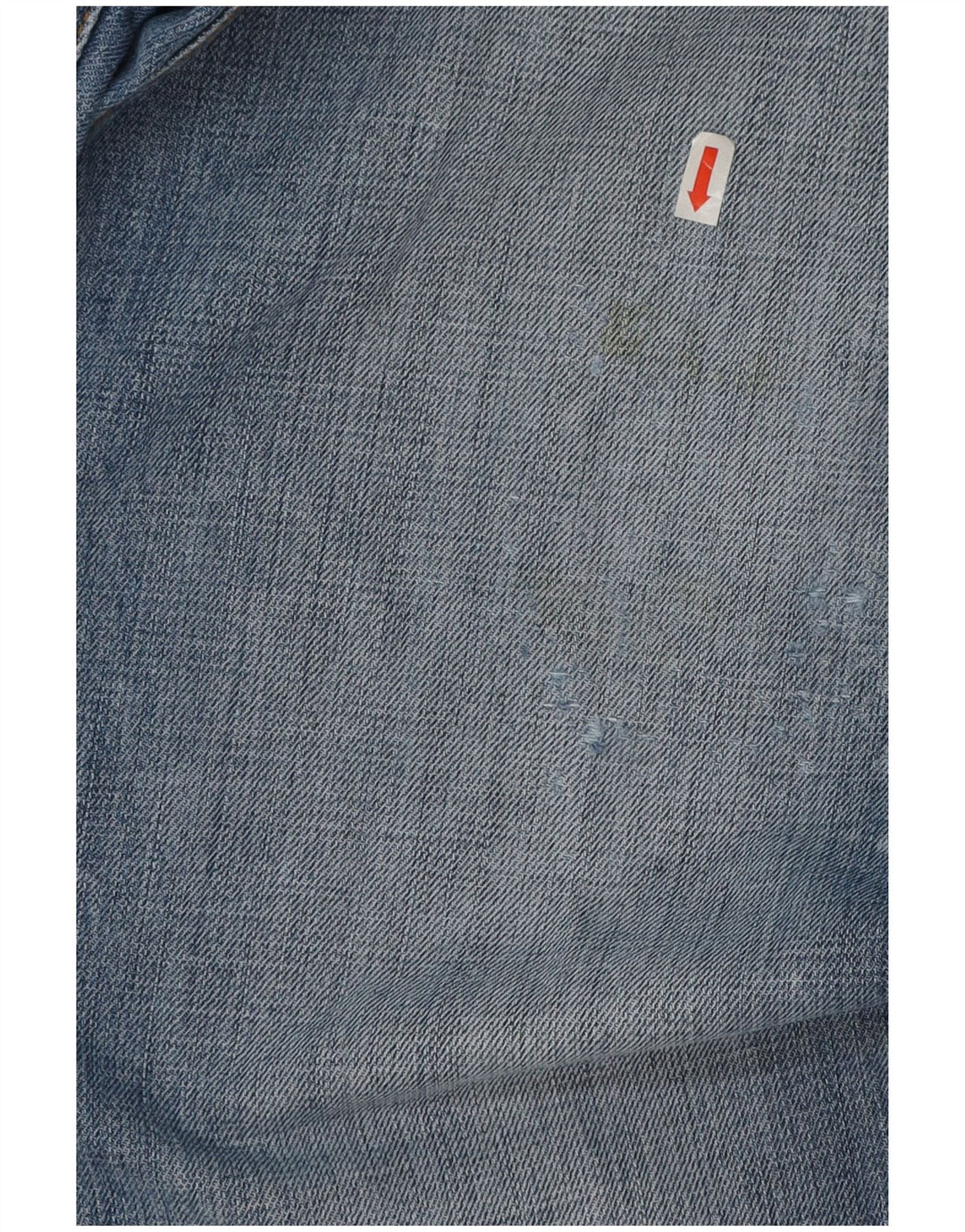 Calvin Klein Blugi Distressed Straight pentru bărbați W33 L27 Bumbac albastru