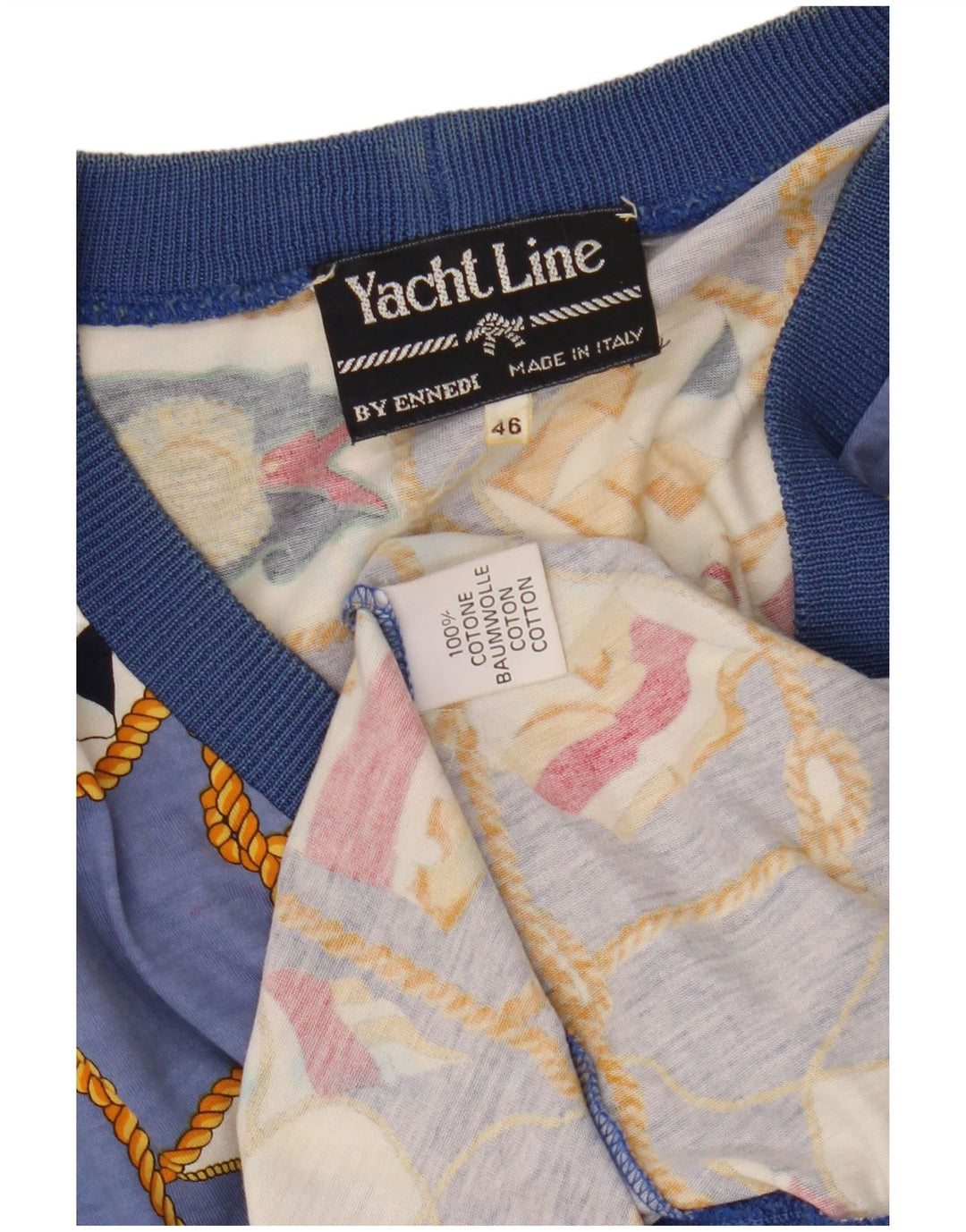 Cardigan cu mânecă scurtă cu model abstract pentru femei Ennedi IT 46 Large Blue