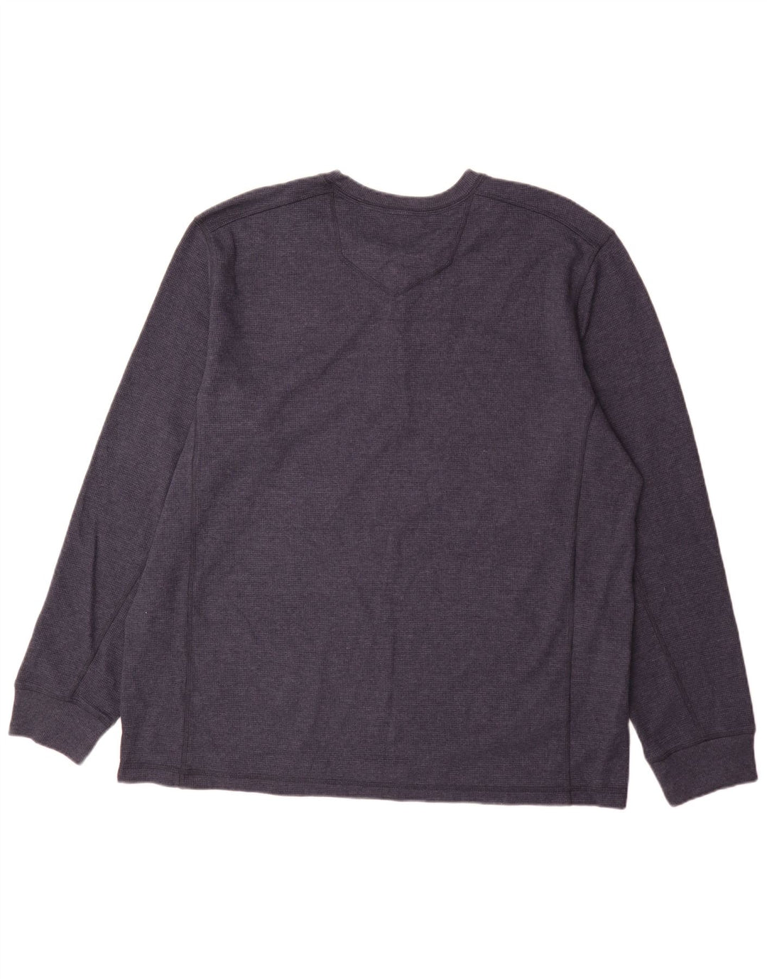Eddie Bauer Top pentru bărbați cu mânecă lungă 2XL, bumbac bleumarin