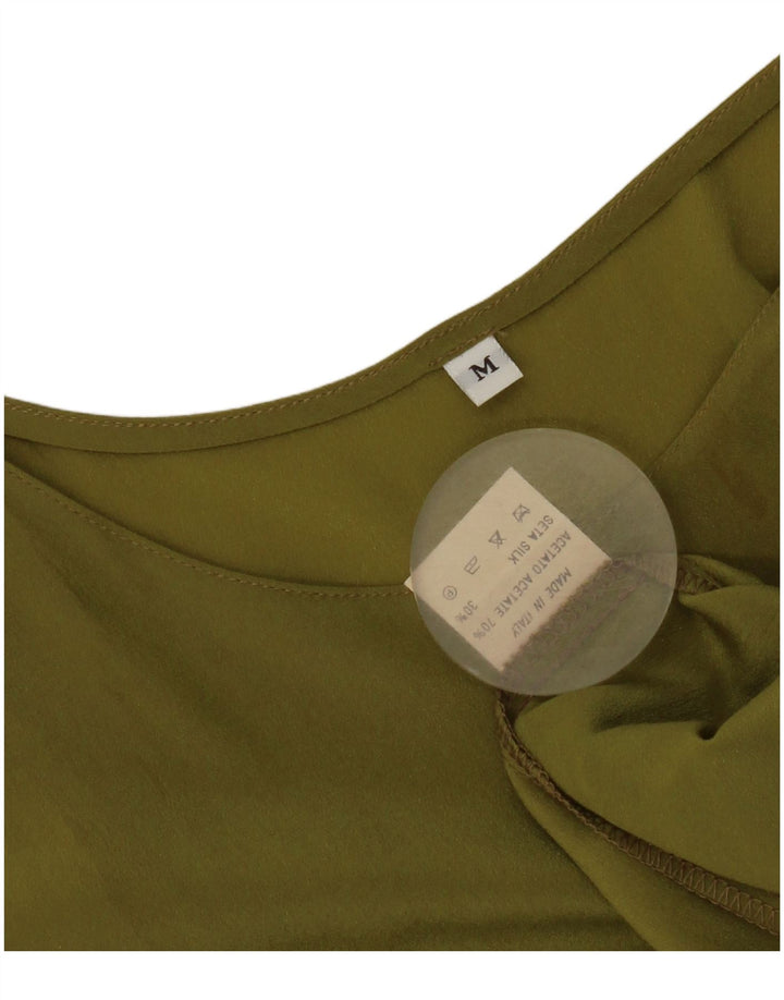 Vest Vest Top pentru femei UK 14 Medium Green Acetat