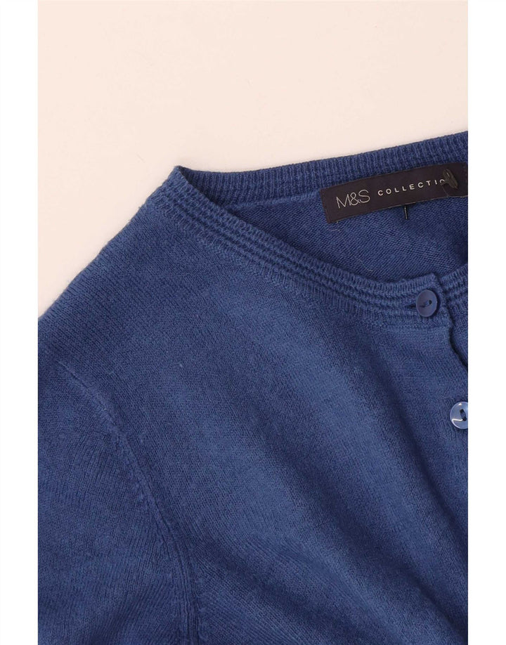 Pulover cardigan pentru femei Marks & Spencer UK 6 XS Albastru