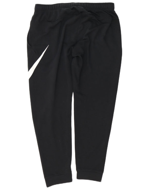 Pantaloni de trening Nike Dri Fit Graphic pentru bărbați Pantaloni de jogging XL Bumbac negru