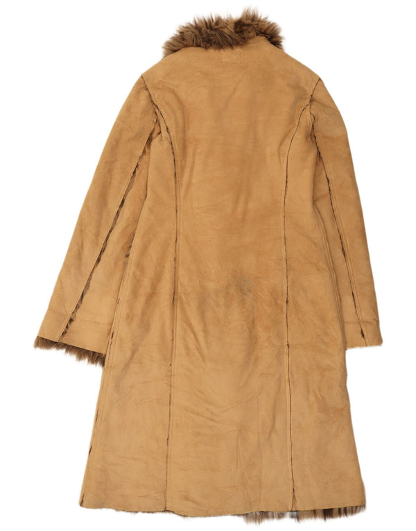 Pardesiu de bază Sherpa pentru femei UK 16 Large Beige