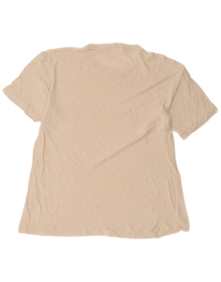 Tricou pentru bărbați Zara Top Mediu Bej In