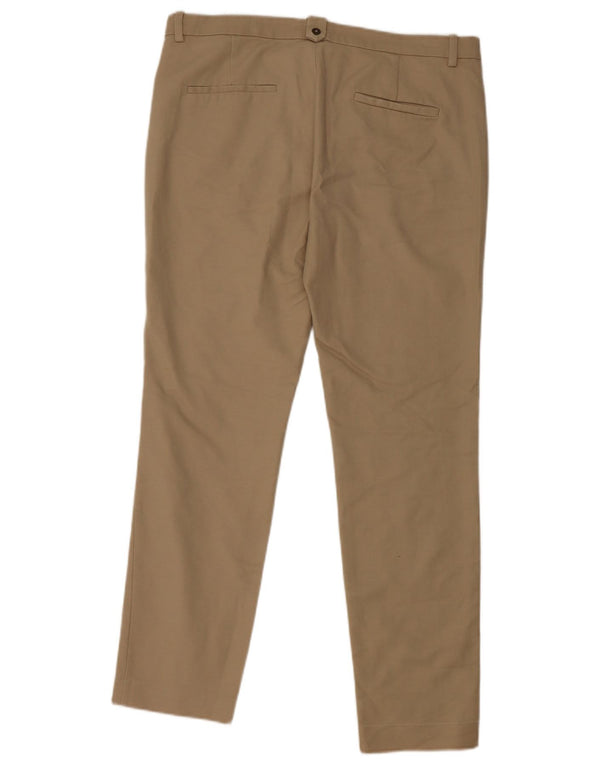 Pantaloni chino slim pentru femei Zara EU 40 Medium L34 L27 Bej Bumbac
