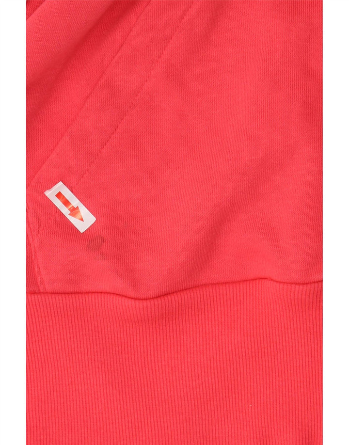 Jachetă de top pentru trening Adidas Climalite pentru femei UK 12/14 Roz mediu