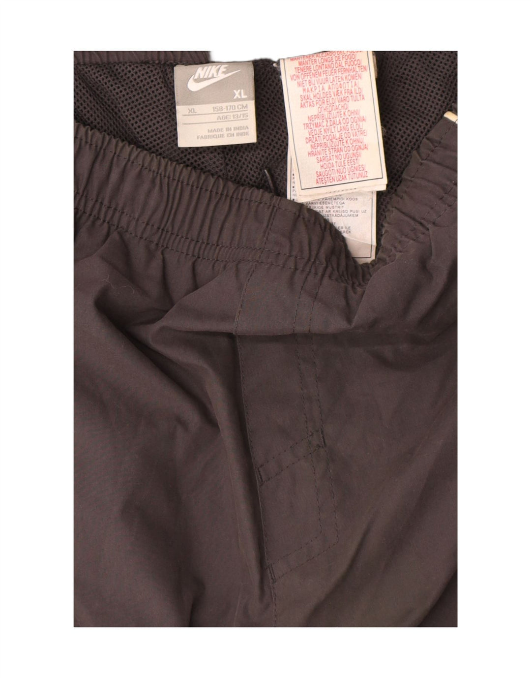 Pantaloni impermeabili Nike pentru băieți 13-14 ani XL Gri poliester color bloc
