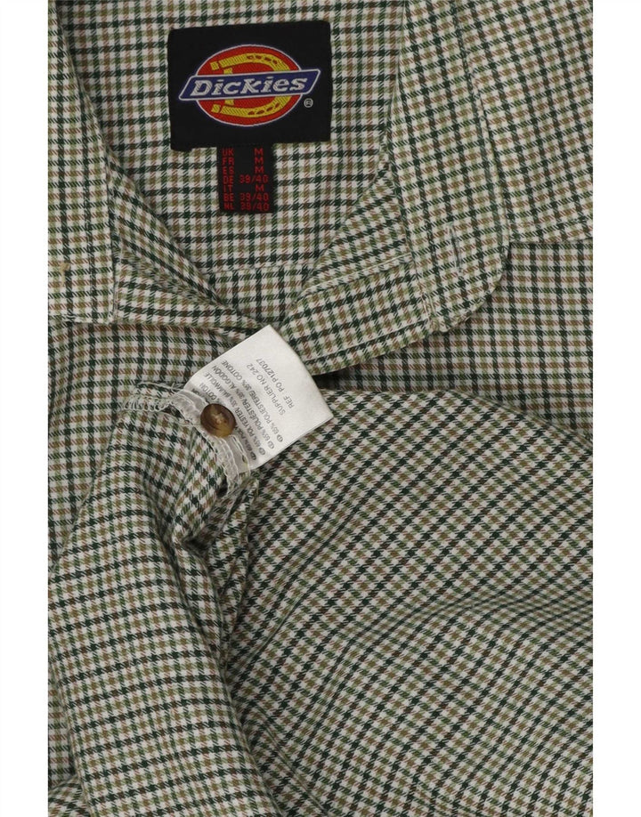 Cămașă Dickies pentru bărbați, poliester verde mediu cu picior de gală