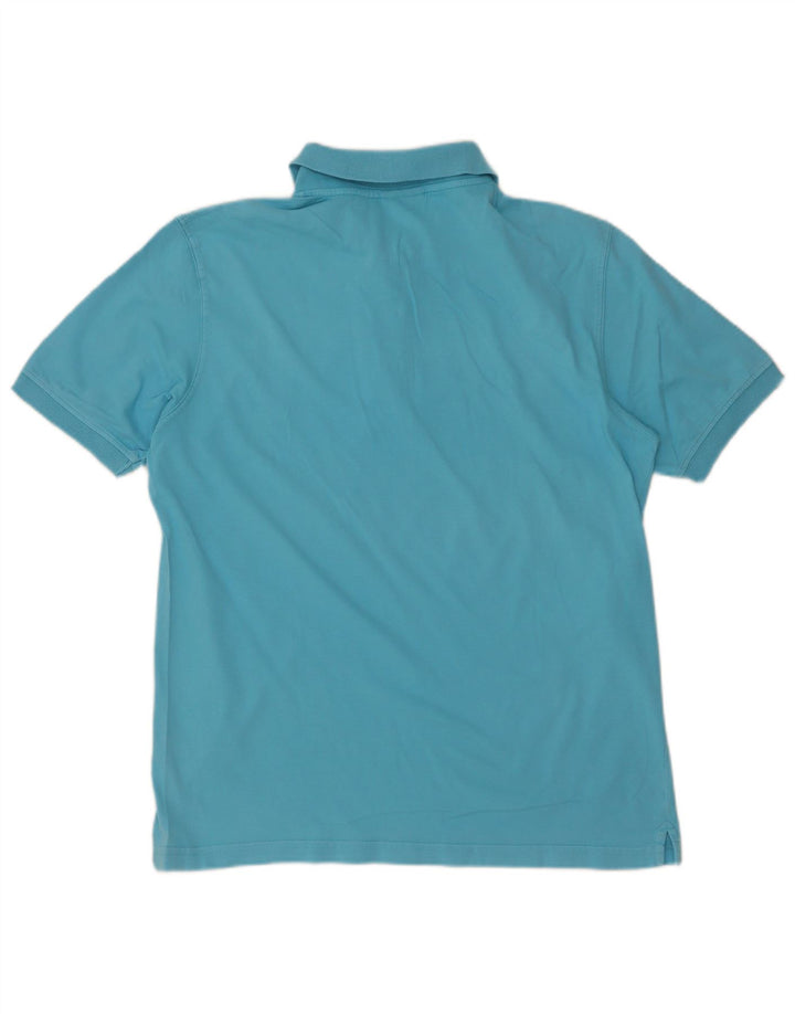 Tricou polo pentru bărbați Diadora, bumbac albastru mediu