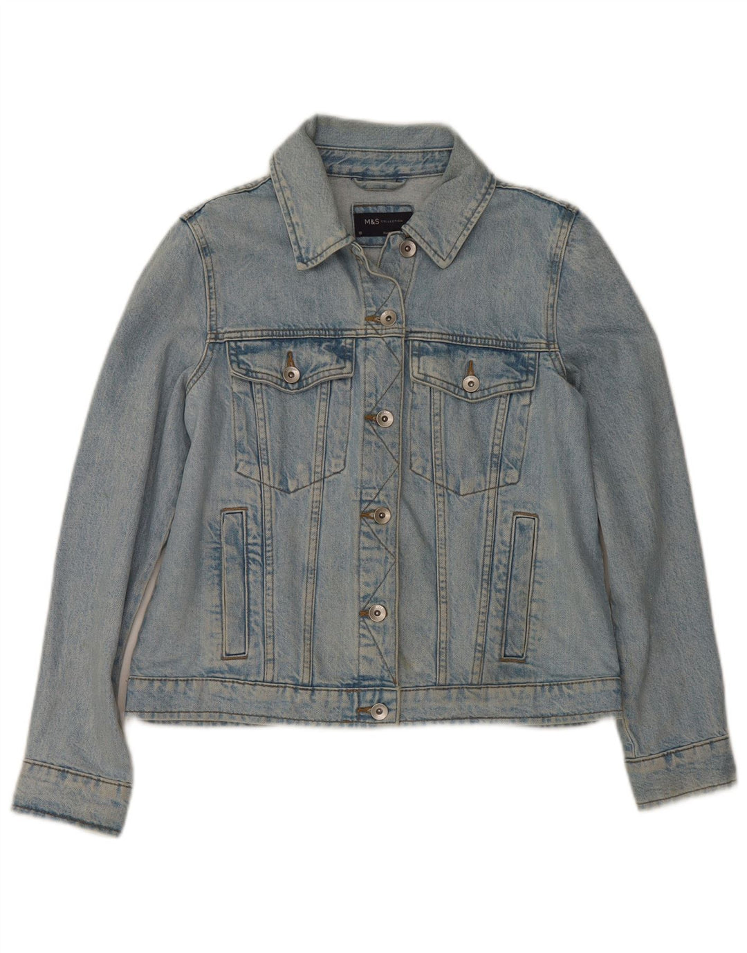 Jachetă de blugi pentru femei Marks & Spencer UK 10 Small Blue Bumbac