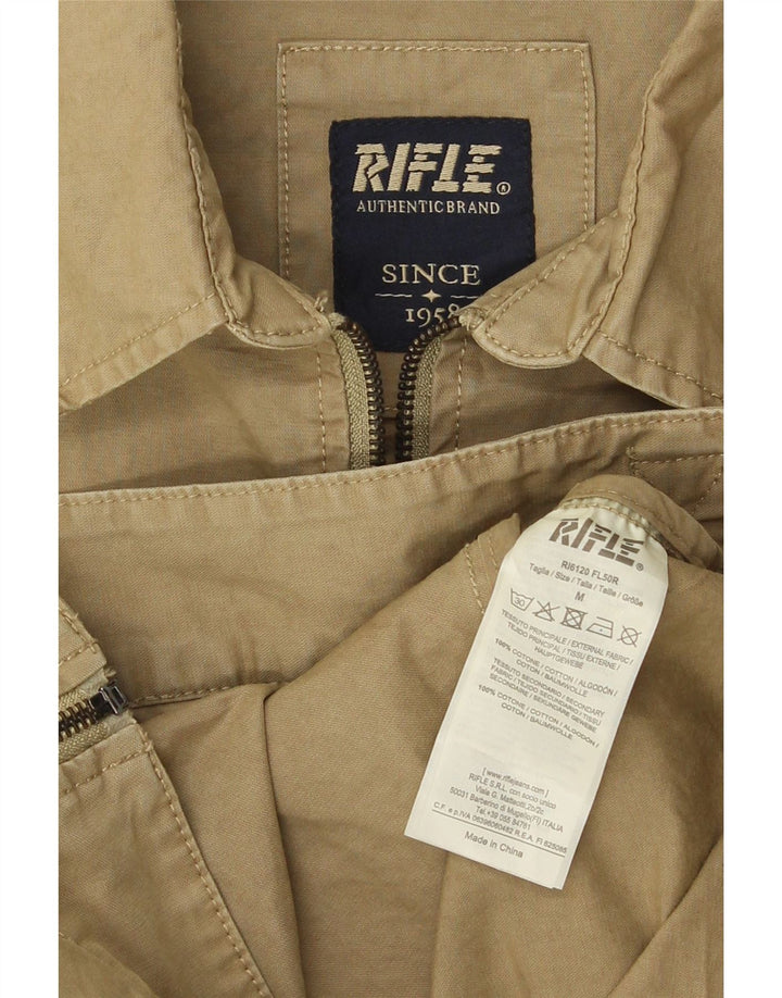 Rifle Bomber Jacket pentru bărbați UK 38 Medium Khaki Bumbac