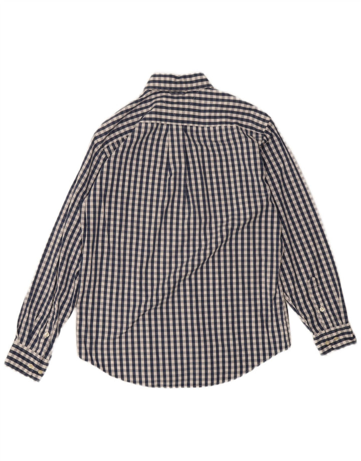 Cămașă pentru bărbați Tommy Hilfiger, bumbac vichy, albastru bleumarin mediu