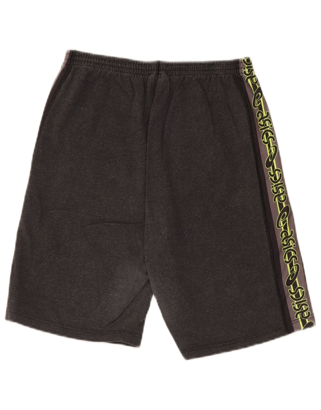 Pantaloni scurți sport grafic Asics XL bumbac gri