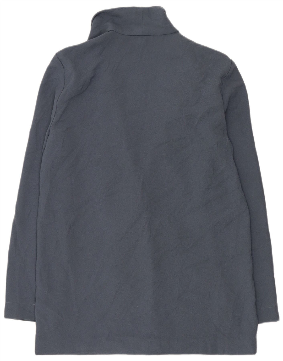 Jachetă pentru femei Topshop Blazer dublu piept UK 10 Poliester albastru mic