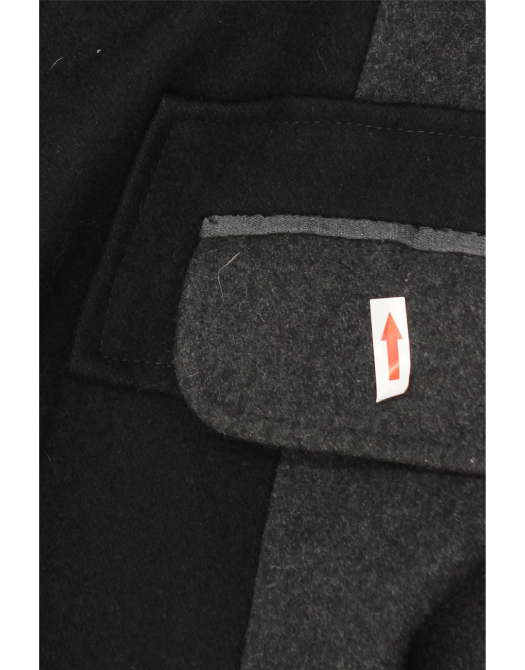 Palton pentru femei Marks & Spencer UK 16 mare, negru, lână color bloc