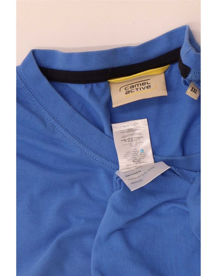 Camel Active Bărbați Tricou Top 3XL Bumbac Albastru
