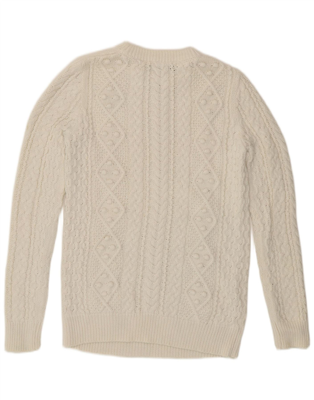 Pulover pentru femei Zara cu gât de barcă UK 10 Small White