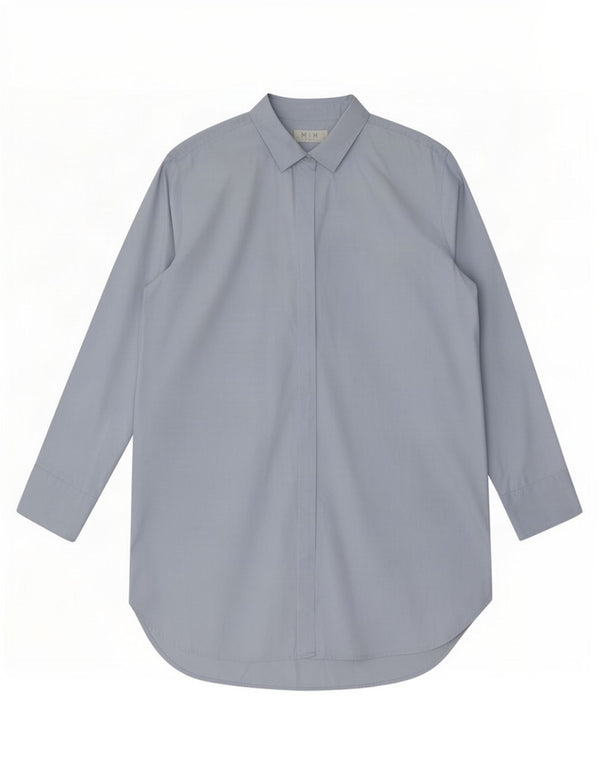 M.I.H Jeans Rochie cămașă pentru femei, cu ajustare relaxată, UK 10 Bumbac albastru mic