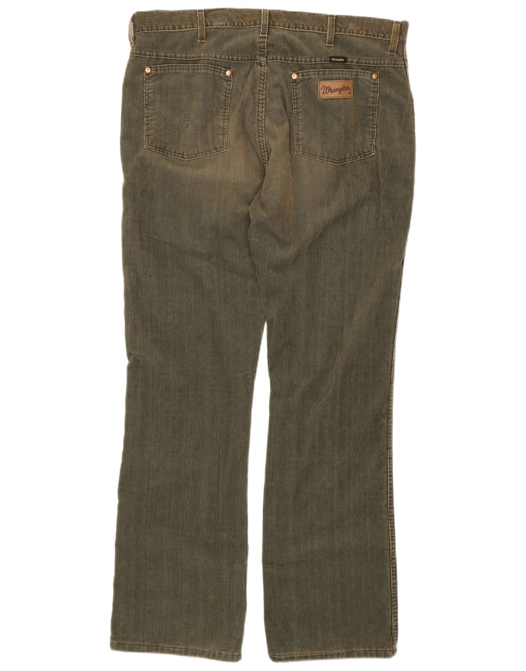 Pantaloni WRANGLER bărbătesc din velur cu velur, W38 L34, bumbac kaki