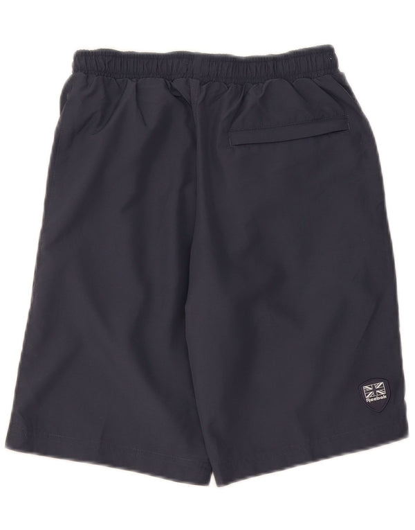 Pantaloni scurți sport Reebok Classic Graphic pentru băieți 9-10 ani, gri poliester