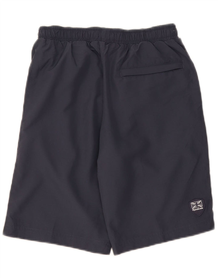 Pantaloni scurți sport Reebok Classic Graphic pentru băieți 9-10 ani, gri poliester