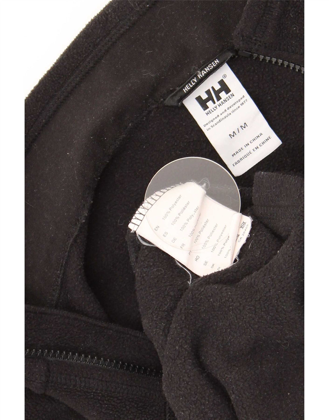 Jachetă polară pentru bărbați Helly Hansen UK 38 Poliester mediu negru