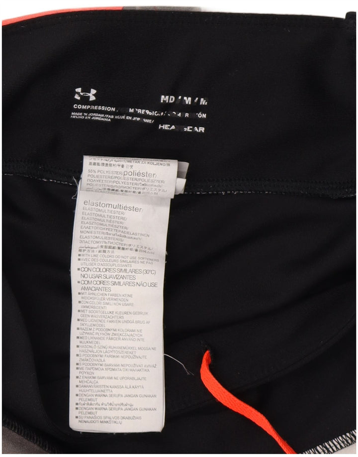 Leggings pentru femei UNDER ARMOUR Heat Gear UK 12 Medium Black Geometric