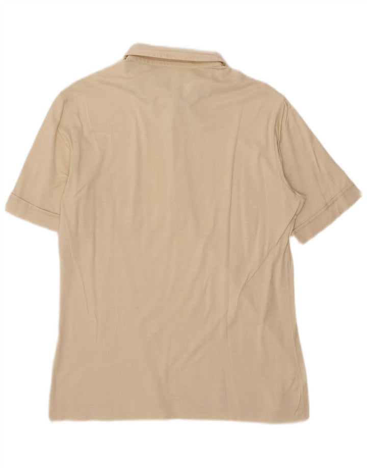 Tricou polo vintage pentru bărbați IT 46 Small Beige