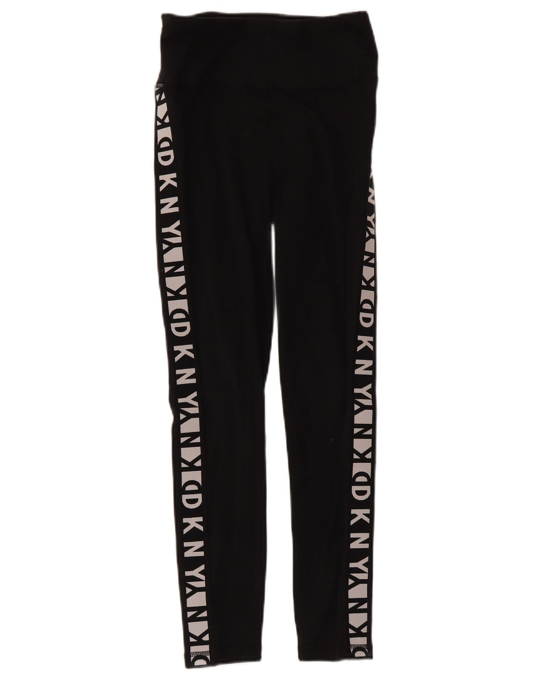 Leggings grafic Dkny pentru femei UK 4 XS bumbac negru