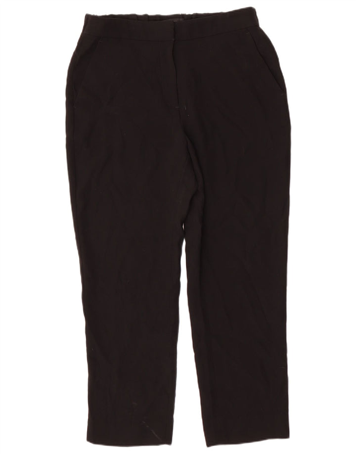 Pantaloni chino conici pentru femei J. CREW US 8 Medium W32 L26 Poliester negru