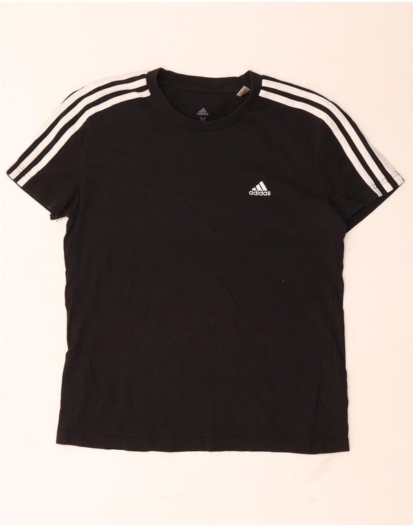 Tricou Adidas Femei Top UK 12/14 Medium Black Bumbac