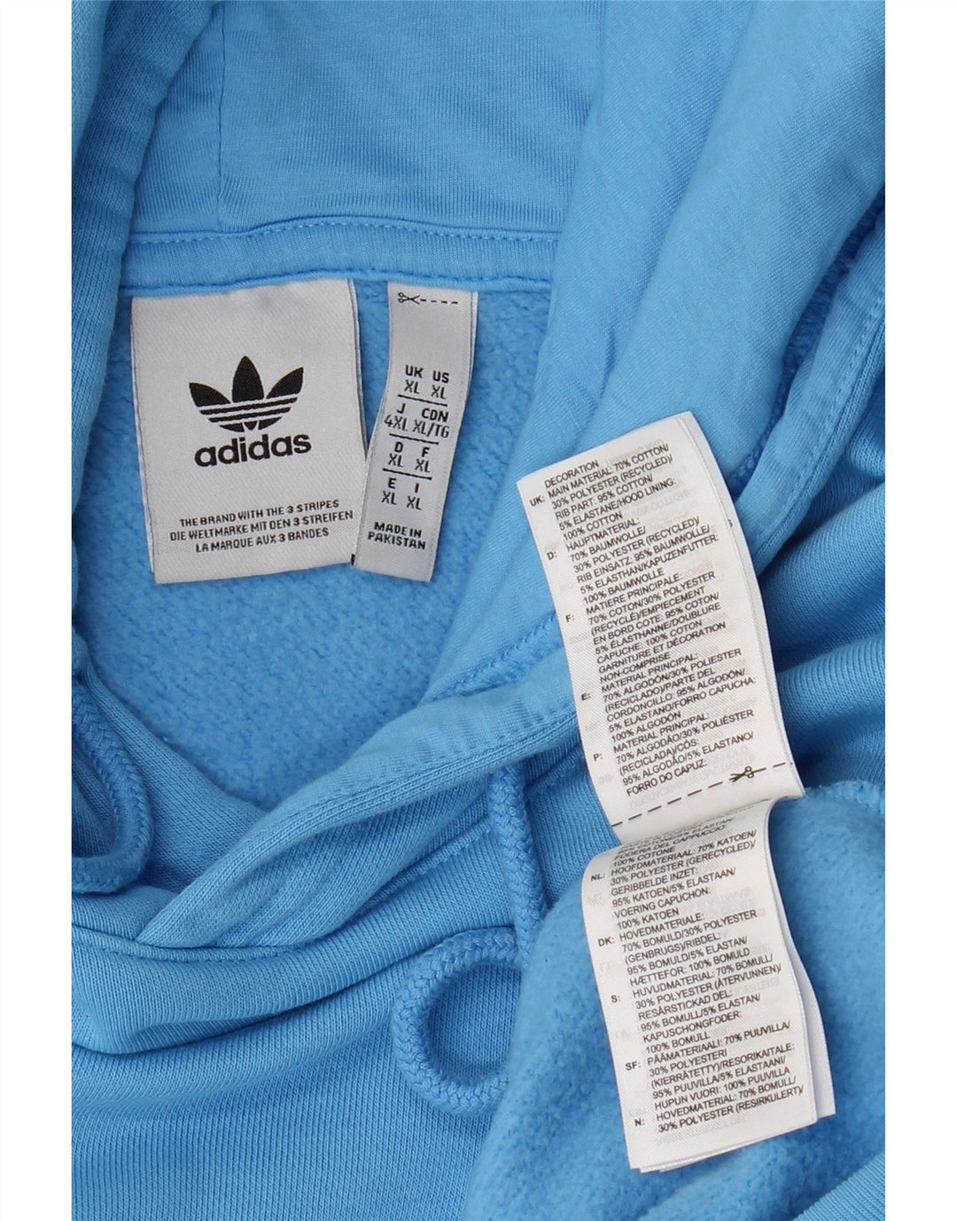 Pulover ADIDAS pentru bărbați, XL, bumbac, albastru