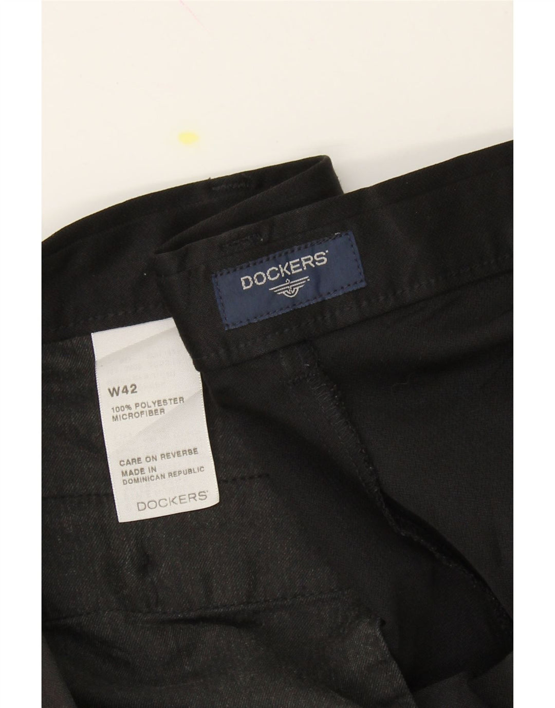 DOCKERS Mens Chino Shorts W42 2XL Black Polyester Vintage Dockers and Second-Hand Dockers from Messina Hembry 
