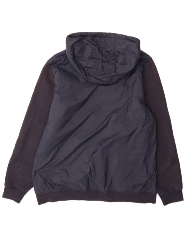 Crew Clothing Jachetă căptușită cu glugă pentru bărbați UK 42 XL Bleumarin Colorblock