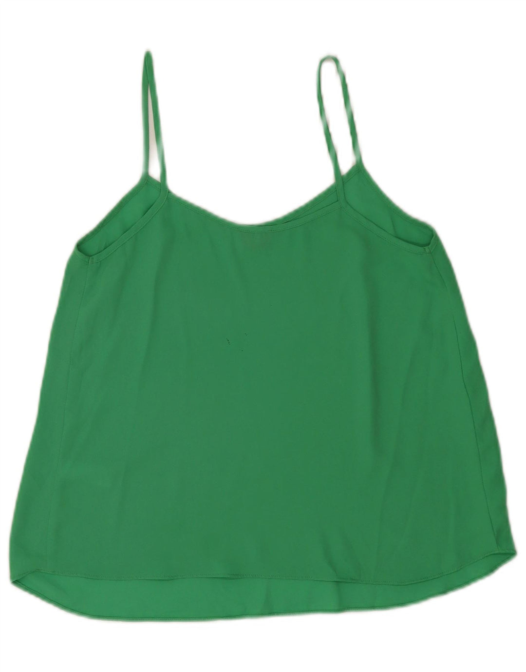 Topshop Cami Top pentru femei UK 10 Small Green Poliester