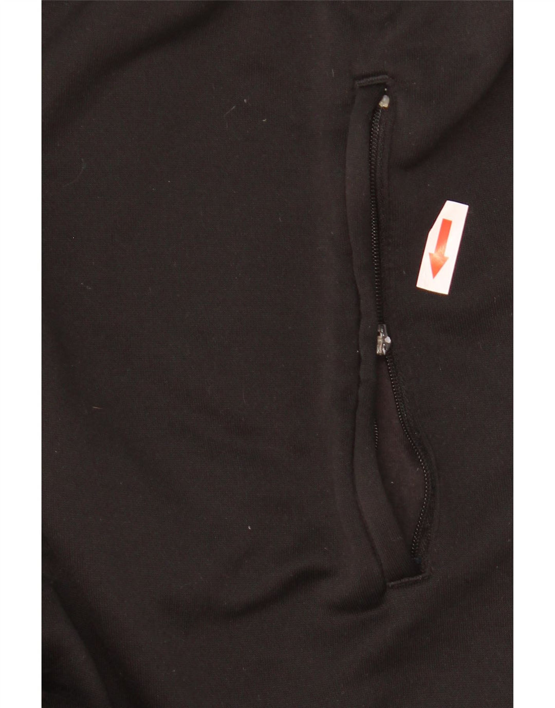 Pulover Adidas pentru femei, cu fermoar, mărimea 16, poliester negru