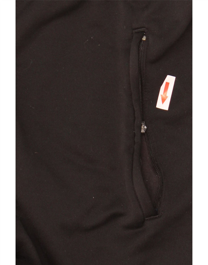 Pulover Adidas pentru femei, cu fermoar, mărimea 16, poliester negru