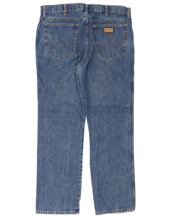 Blugi drepti Wrangler pentru bărbați Texas Regular W36 L30 Bumbac albastru