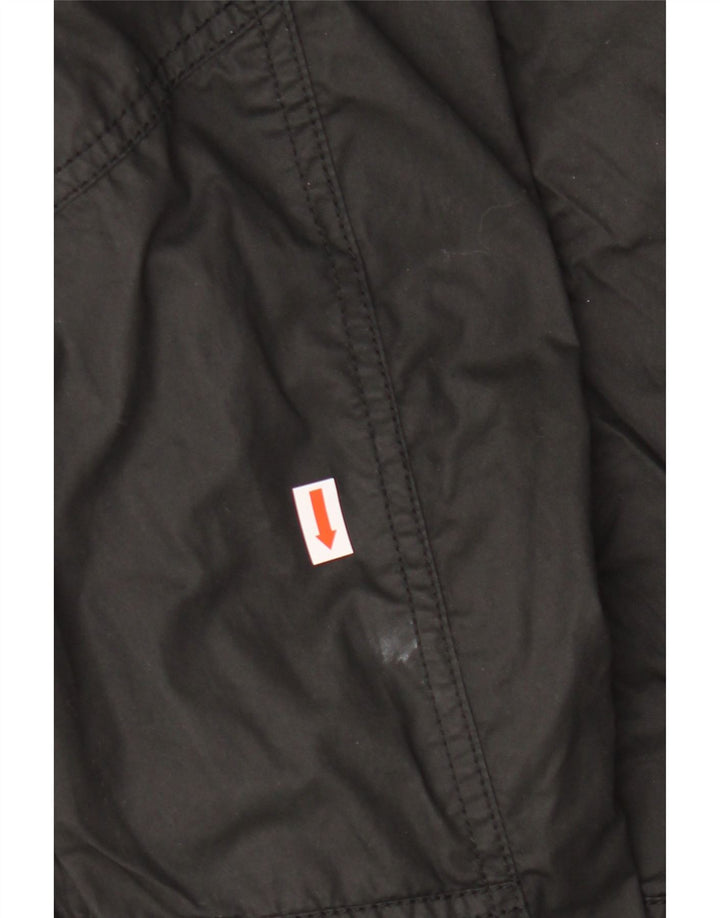 Jachetă militară pentru bărbați ZARA UK 42 XL bumbac negru