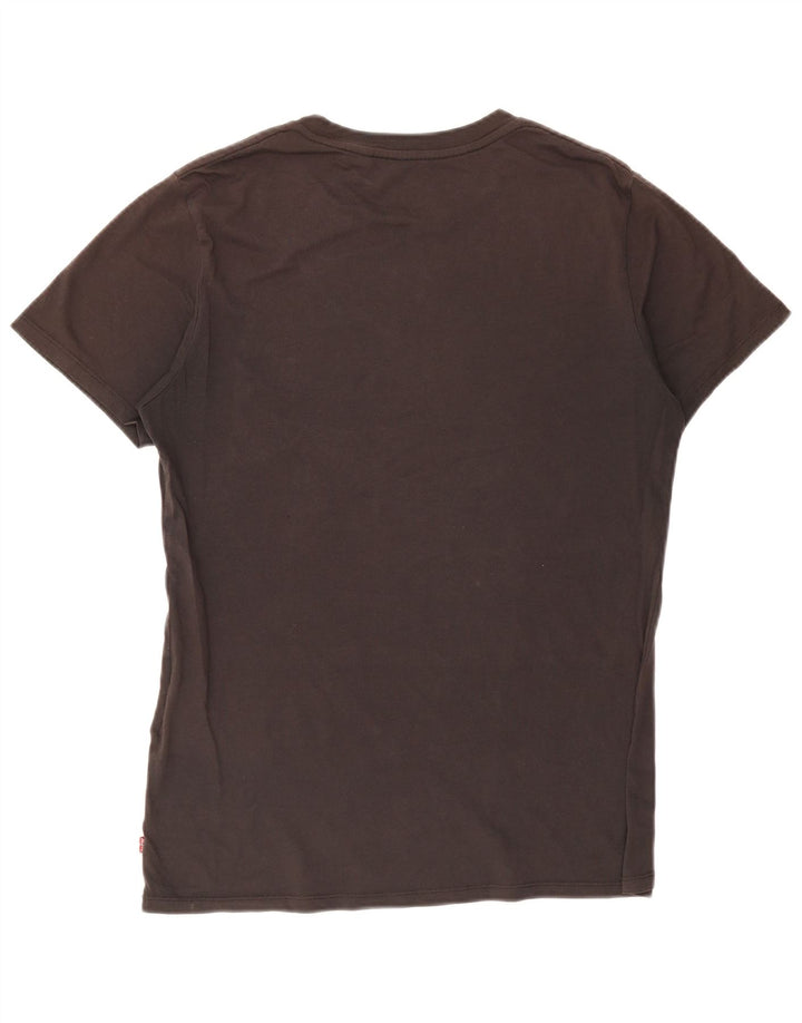 Tricou grafic pentru bărbați Levi's Top din bumbac gri mediu