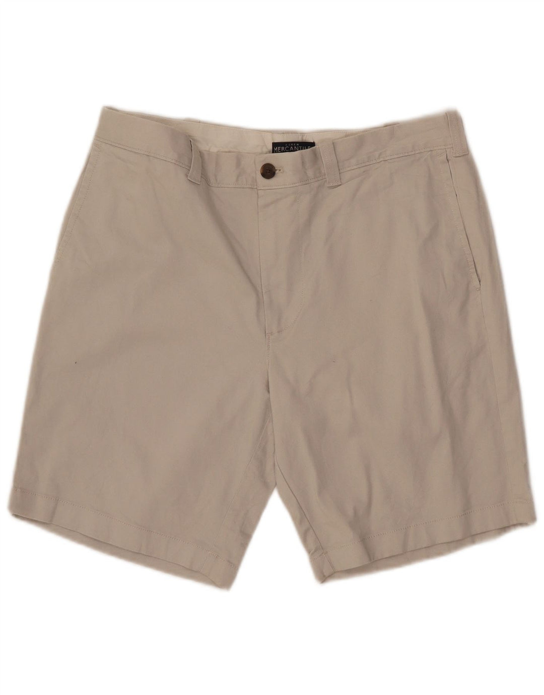 Pantaloni scurți chino mercantili pentru bărbați J. CREW W33 bumbac mediu bej