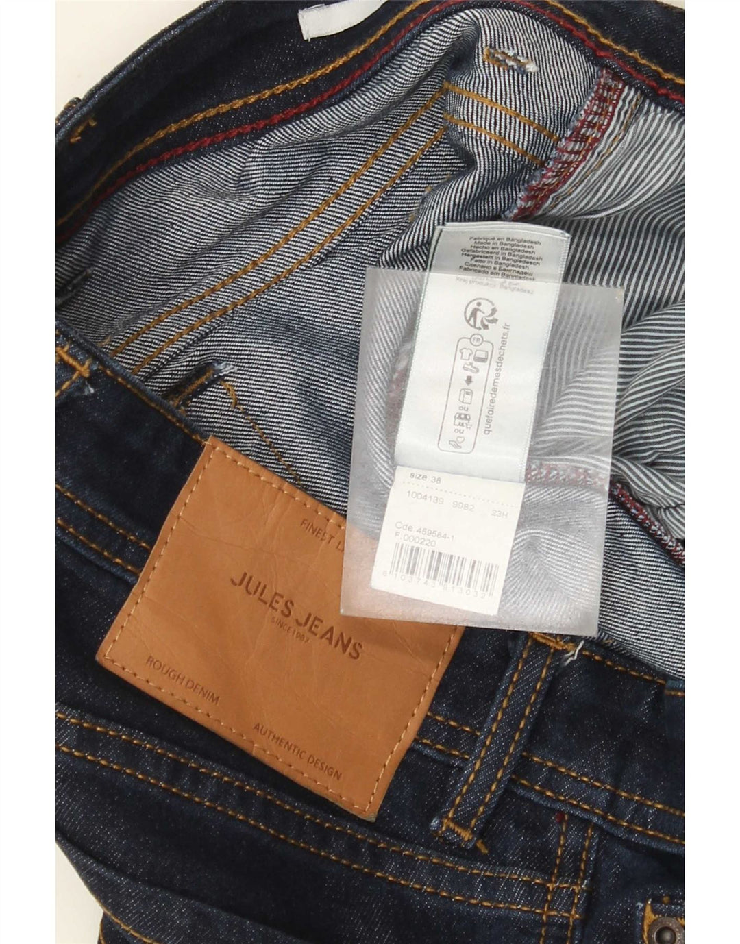 Jeans slim pentru bărbați Jules L38 L34 Bumbac bleumarin
